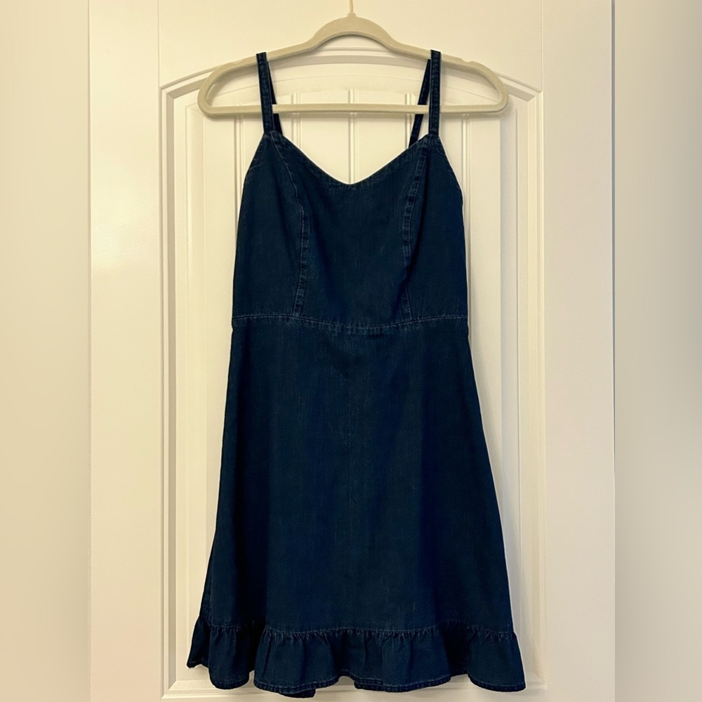 Old Navy Smocked Denim Dress